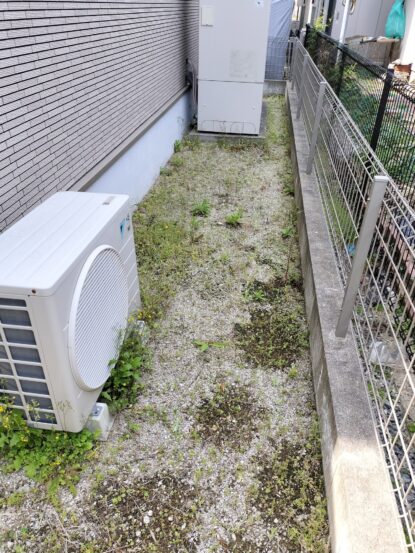福岡県那珂川市個人邸の整地＆砂利敷き-2025-05-13